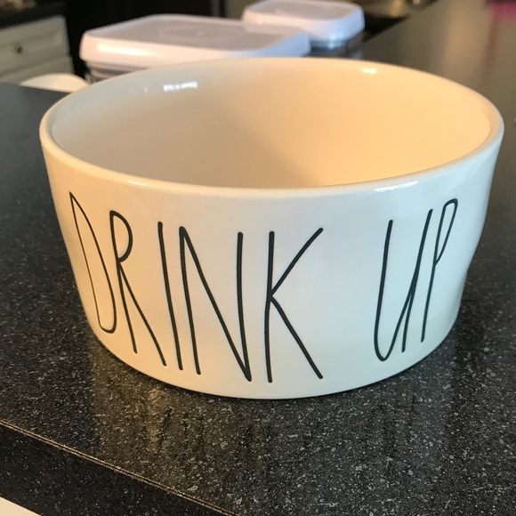 rae dunn dog water bowl